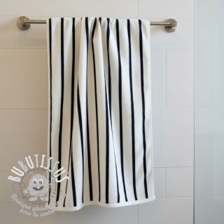 Éponge YARN DYED Stripe SMALL dark blue