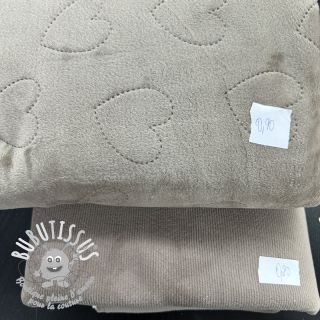 Paquet de Tissu velours jersey TEDDY 003
