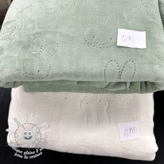 Paquet de Tissu velours jersey TEDDY 004