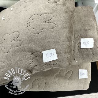 Paquet de Tissu velours jersey TEDDY 006