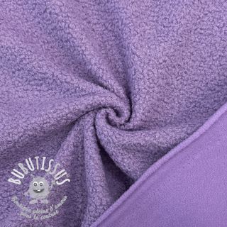 Fleece TEDDY DOUBLE SIDED lilac
