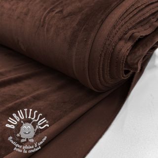  Velours  VELVET STRETCH dark brown