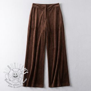  Velours  VELVET STRETCH dark brown