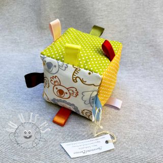 Tissu coton Safari animals ecru