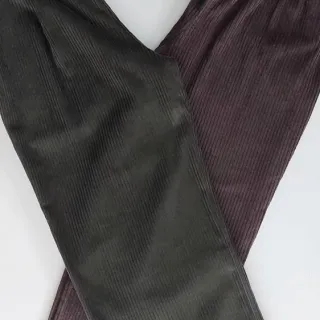 Tissu velours cotelé dark brown