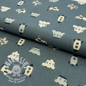 Tissu coton Vehicles petrol