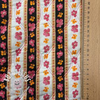 Tissu coton VOILE STEPPED Ophelia flower digital print