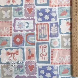 Tissu coton Patchwork digital print