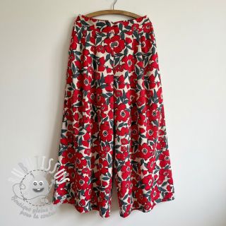 Tissu coton SATIN Flower Kala offwhite