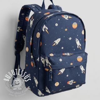 Tissu coton Space digital print