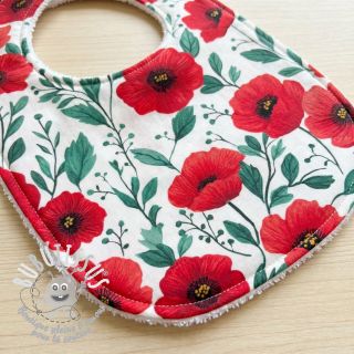 Tissu coton Poppy offwhite digital print