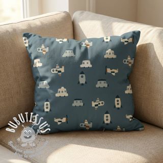 Tissu coton Vehicles petrol