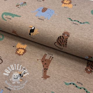 Jersey Safari melange taupe
