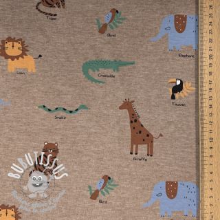 Jersey Safari melange taupe