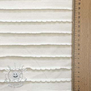 Jersey RUFFLES natural