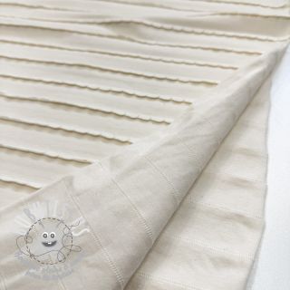 Jersey RUFFLES natural