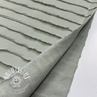 Jersey RUFFLES sage