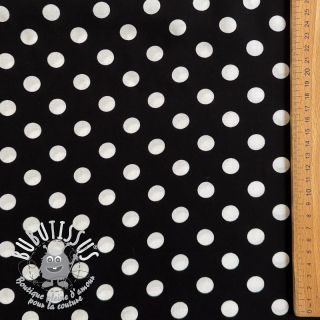 Viscose RADIANCE Polka dot black