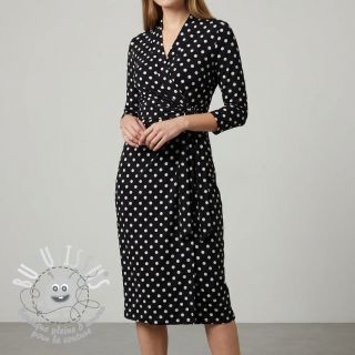 Viscose RADIANCE Polka dot black