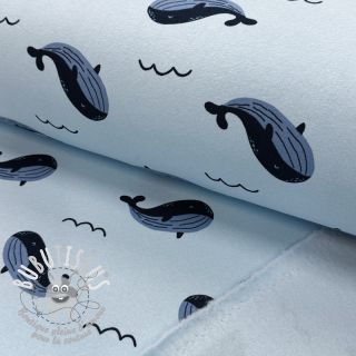 Sweat envers minkee JOGGING Whales blue