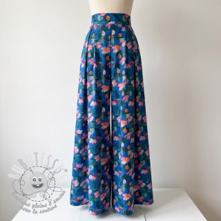 Viscose STRETCH Flowers Dorothia digital print