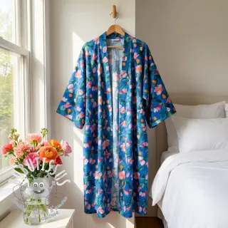 Viscose STRETCH Flowers Dorothia digital print