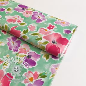 Viscose ECOVERO Flowers design B digital print