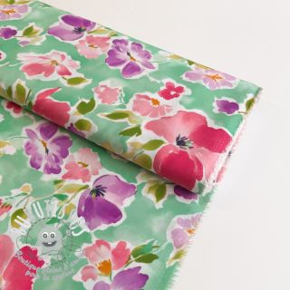 Viscose ECOVERO Flowers design B digital print