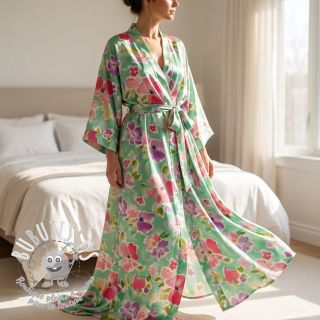 Viscose ECOVERO Flowers design B digital print