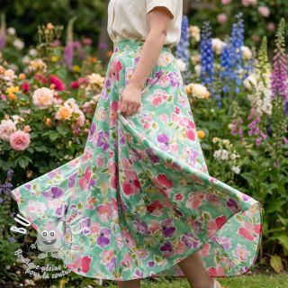 Viscose ECOVERO Flowers design B digital print