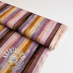 Viscose RADIANCE Stripes lavender digital print