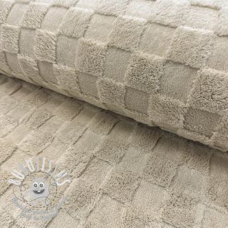 Fleece JACQUARD Check ecru