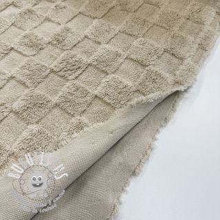 Fleece JACQUARD Check ecru