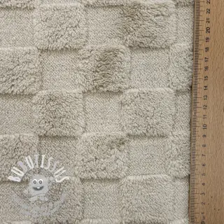 Fleece JACQUARD Check ecru