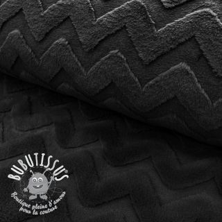 Fleece Abstract black