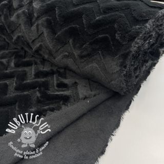 Fleece Abstract black