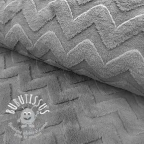 Fleece Abstract grey