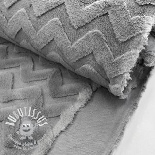 Fleece Abstract grey