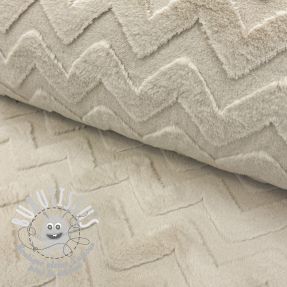 Fleece Abstract beige