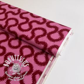 Viscose STRETCH Abstract pink