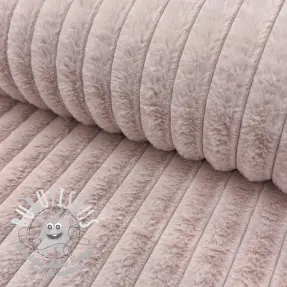 Fourrure Stripes Luxe old rose