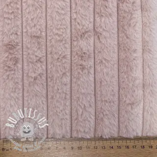 Fourrure Stripes Luxe old rose