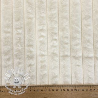 Fourrure Stripes Luxe ecru