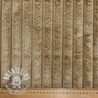 Fourrure Stripes Luxe beige