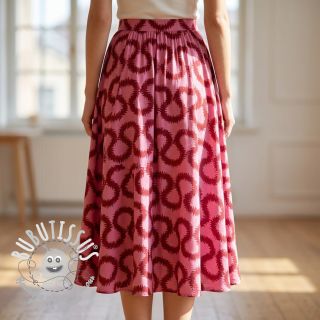 Viscose STRETCH Abstract pink