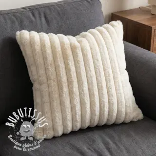 Fourrure Stripes Luxe ecru