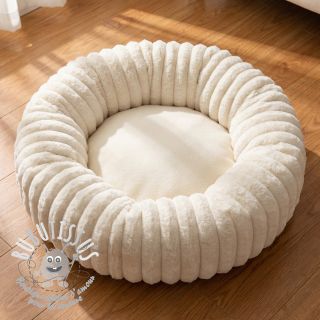 Fourrure Stripes Luxe ecru