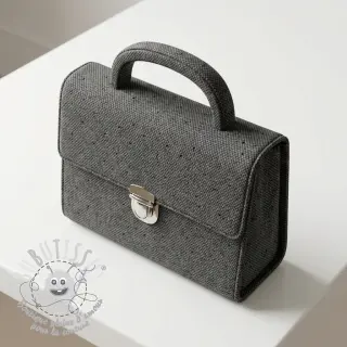 Tissu pour tailleur femme PIED DE POULE BRUSHED Studs