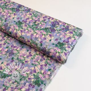 Viscose SATIN Flowers Jamie digital print