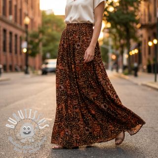 Viscose SATIN Abstract flow digital print